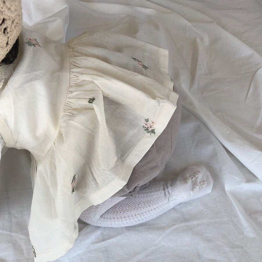 Soft summer baby romper onesie for newborns and infants