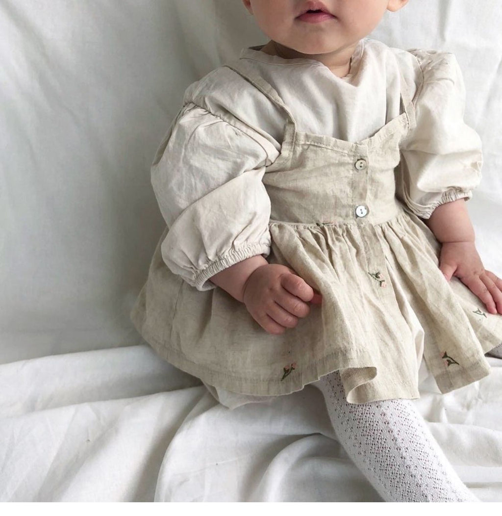 Soft summer baby romper onesie for newborns and infants